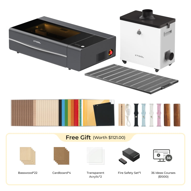 xTool P2 55W Desktop CO2 Laser Cutter for Schools