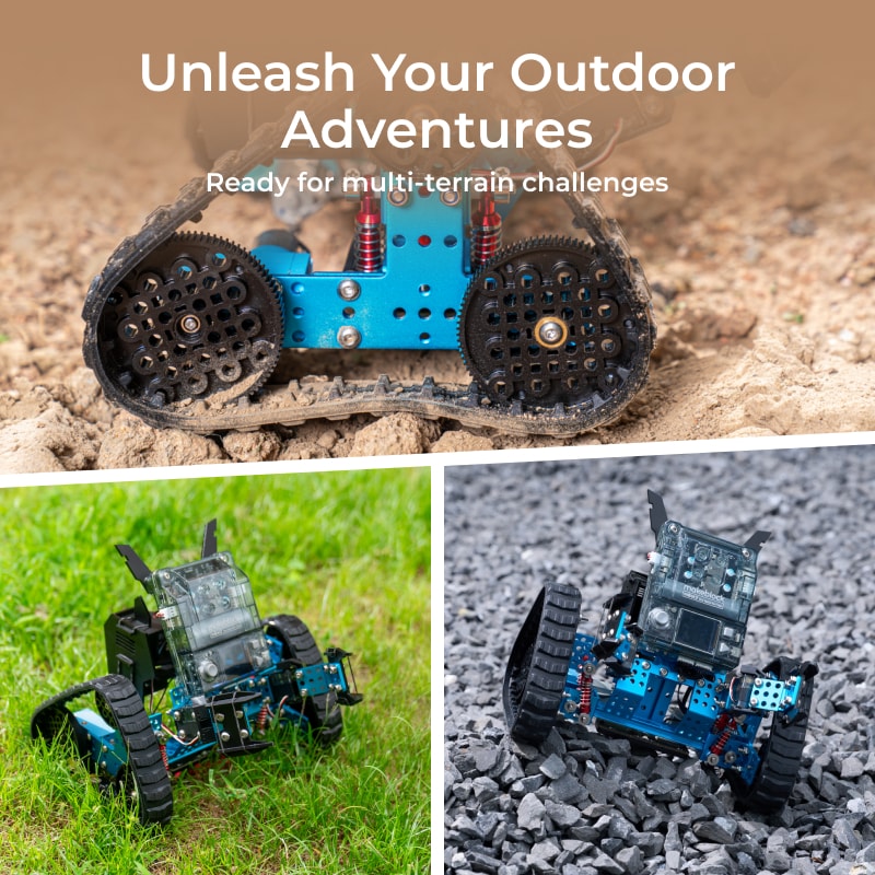 Makeblock mBot2 Rover Robotics Kit: Kid's Interactive Emo Robot for Coding Learning and Outdoor Play