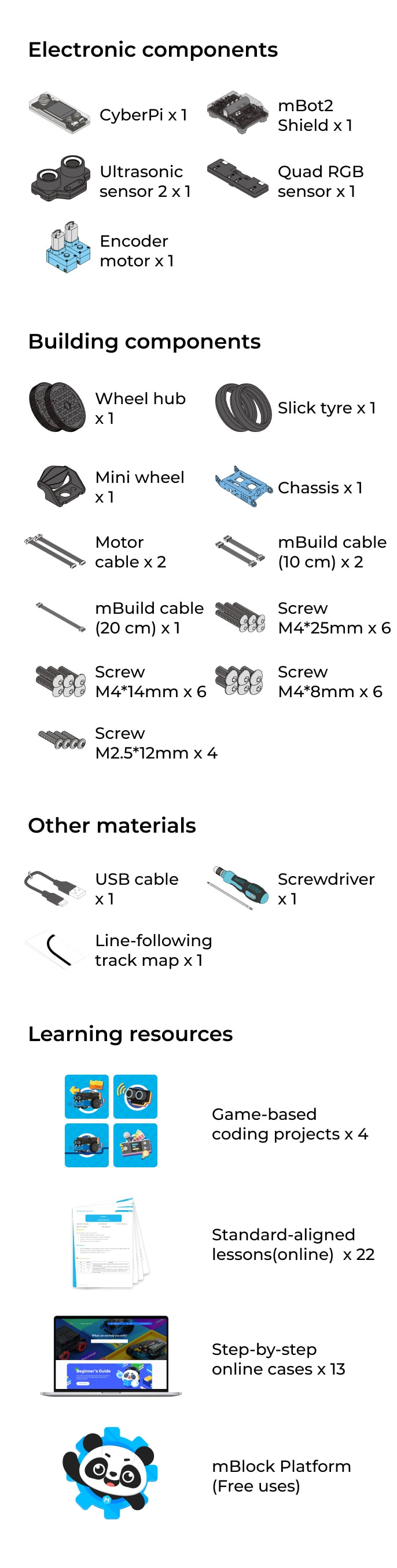 What's included in mBot2.jpg__PID:8850b440-91dc-402f-af95-f89ba0ed4d89